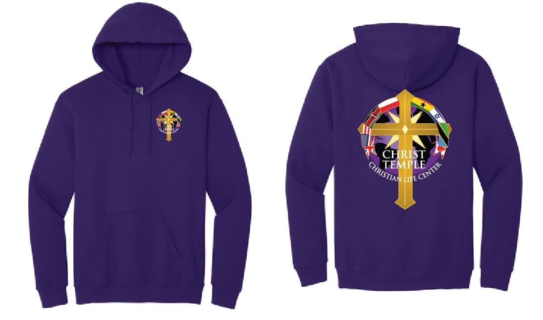 Christ Temple Hoodie double sided