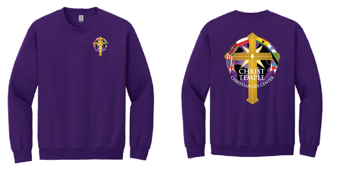 Christ Temple Sweatshirt double sided